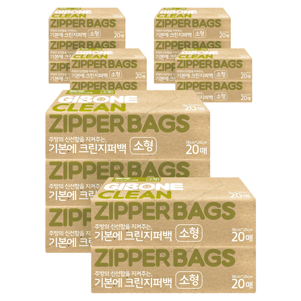 기본에 크린지퍼백, 소(S), 20개입, 15개 23,310원