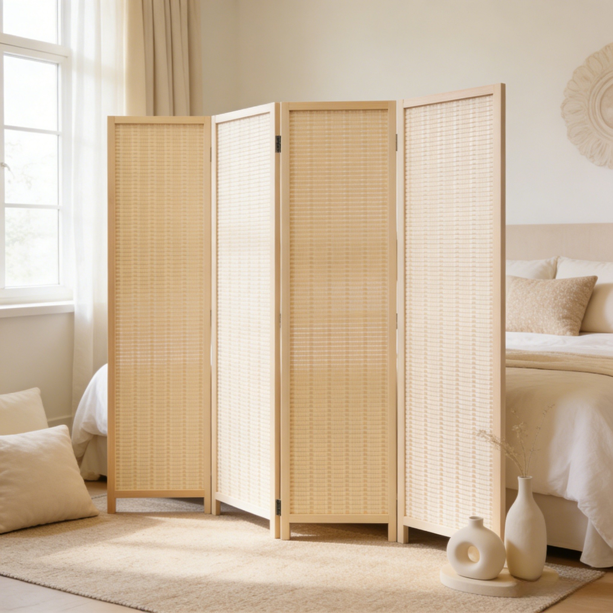 병풍 파티션 가림막 현관가벽 원목파티션 가림막파티션 100CM*40CM, 원색 80,600원