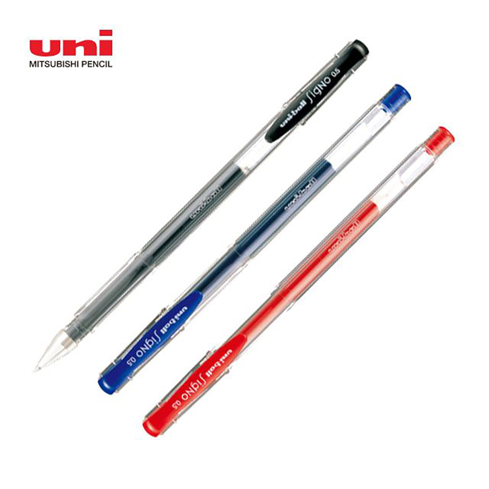 유니볼 시그노 0.5mm 1타스 UM-100, 12개, 빨강 14,300원