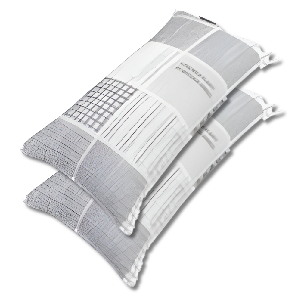 다다마켓 메밀베개 목편한 메밀 편안한 체크무늬 베개, 2개, 메밀베개-그레이체크 45,000원