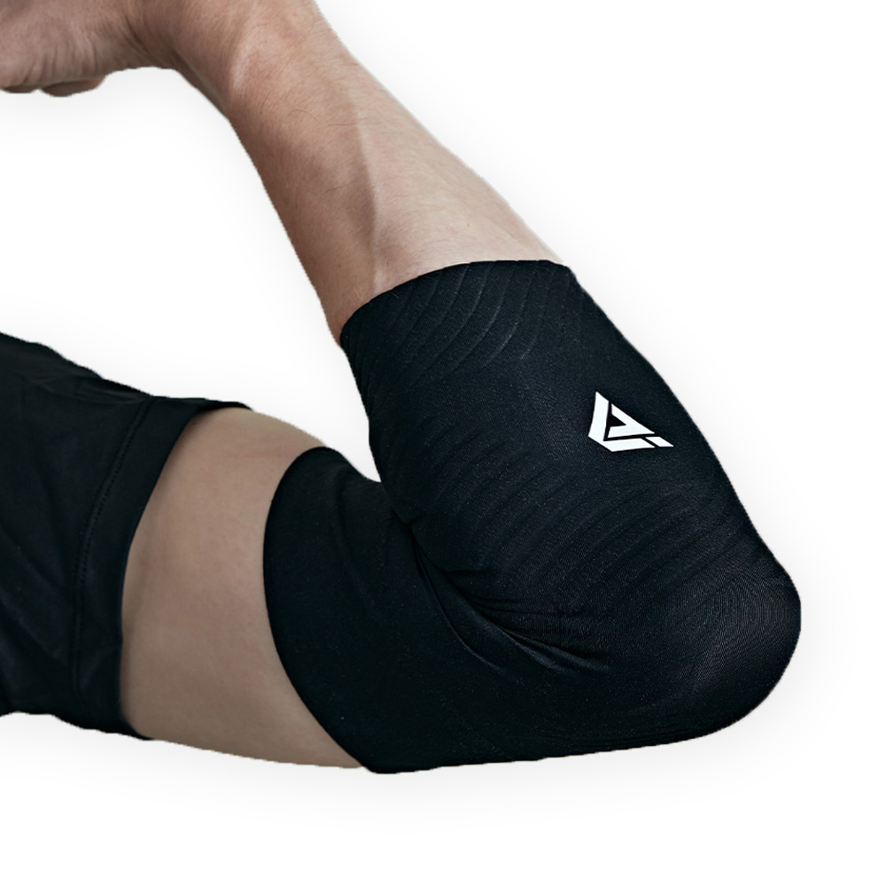 테이핑테크 ST 팔꿈치보호대 2P 테이핑 골프엘보 테니스엘보 얇은아대 국내생산, 1세트, 블랙 19,800원