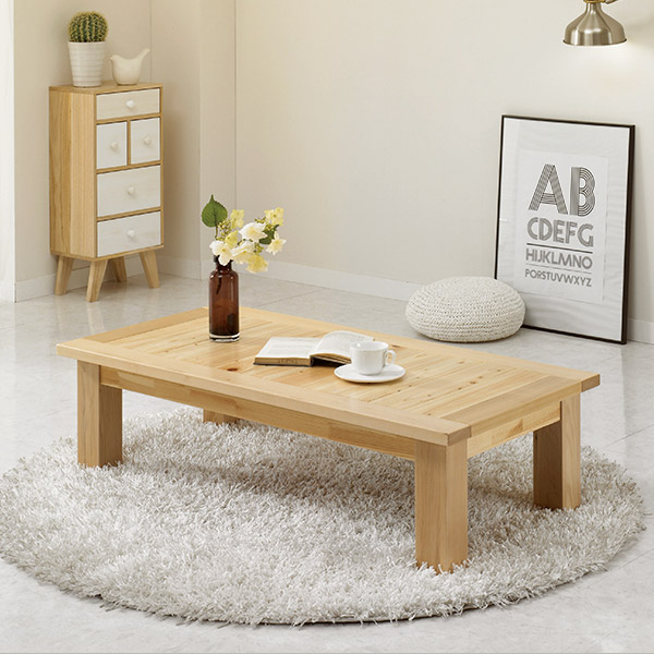 소나무원목으로 만든 원목좌탁 거실테이블 소파테이블 5종 92,600원