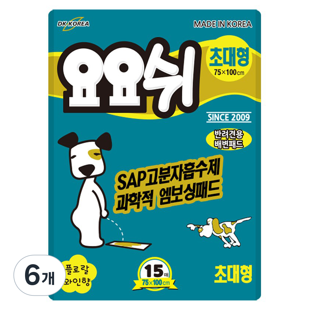 요요쉬 반려견용 배변패드 플로랄와인향 85,400원