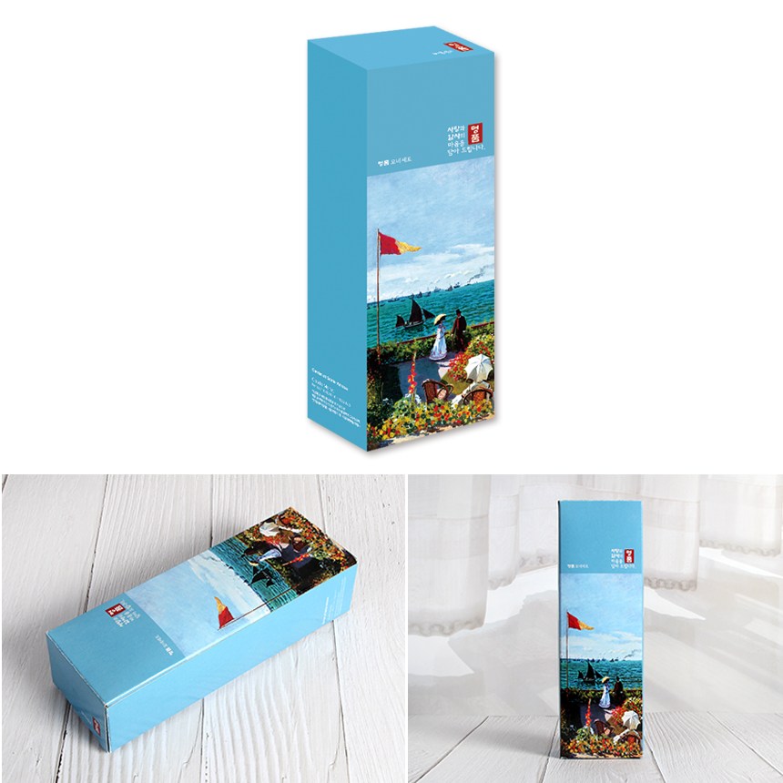 소확행몰 선물 포장 박스 명화 종이케이스, 모네8호(테라스)70x208x44, 1개 350원