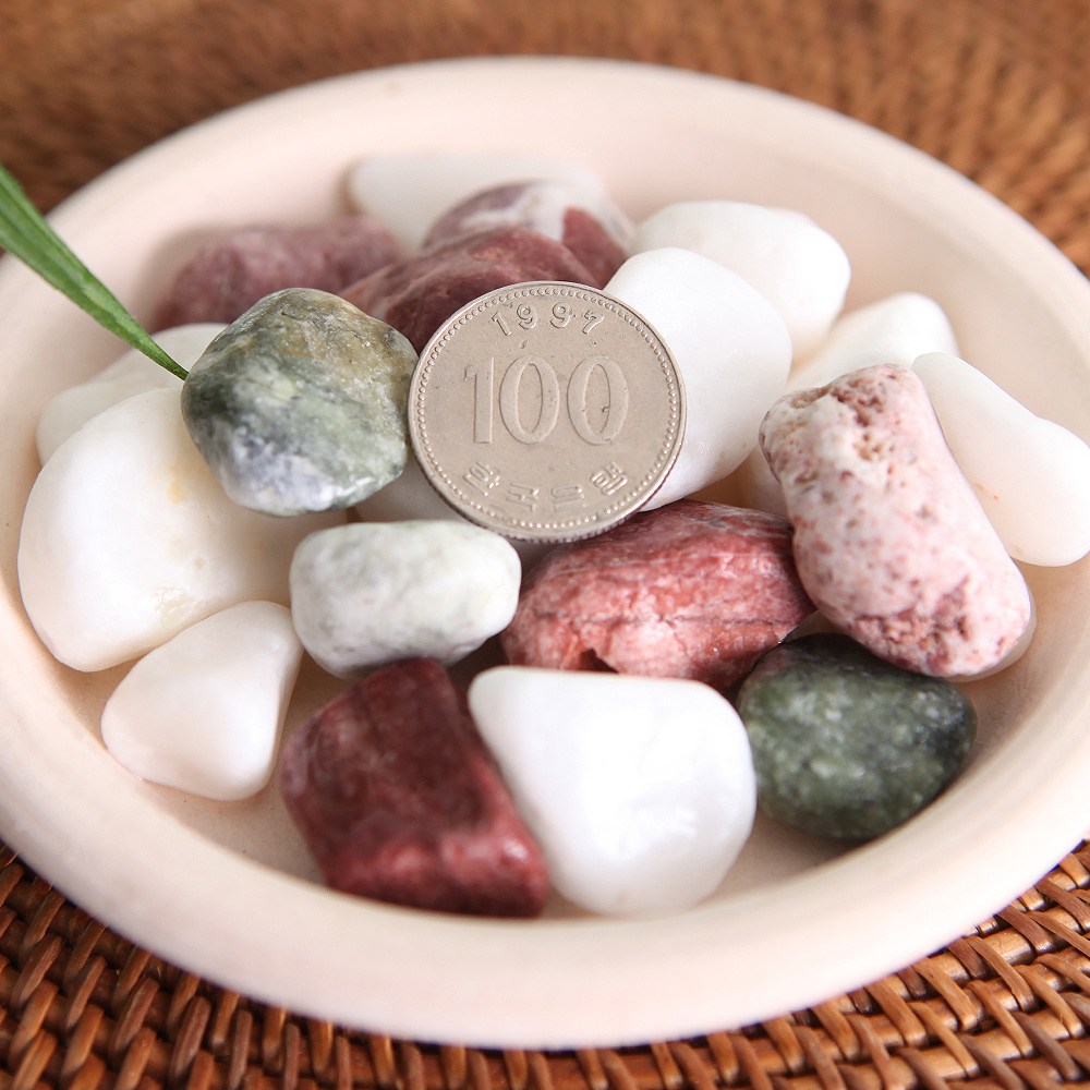 세경팜 오색자갈 4호 15-20mm 자갈 화분돌 조경 어항장식 수경재배 7,600원