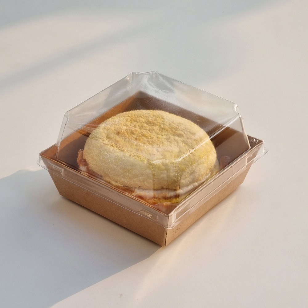 키친코디 크라프트 샌드위치용기 미니 정사각 105*105*35mm, 1세트, 100개 24,300원