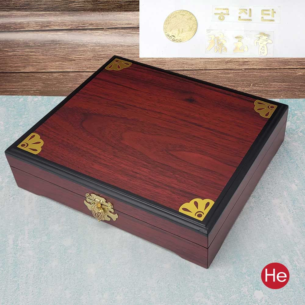적색 문양 공진단상자 50환 고급나무 원목 한약 환약 경옥고싸바리 청병 케이스 박스 상자 상호인쇄가능 13,930원