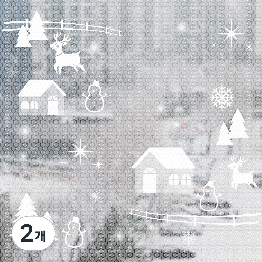 코멧 국내생산 프린트 되어있는 감성 단열뽁뽁이 15,500원