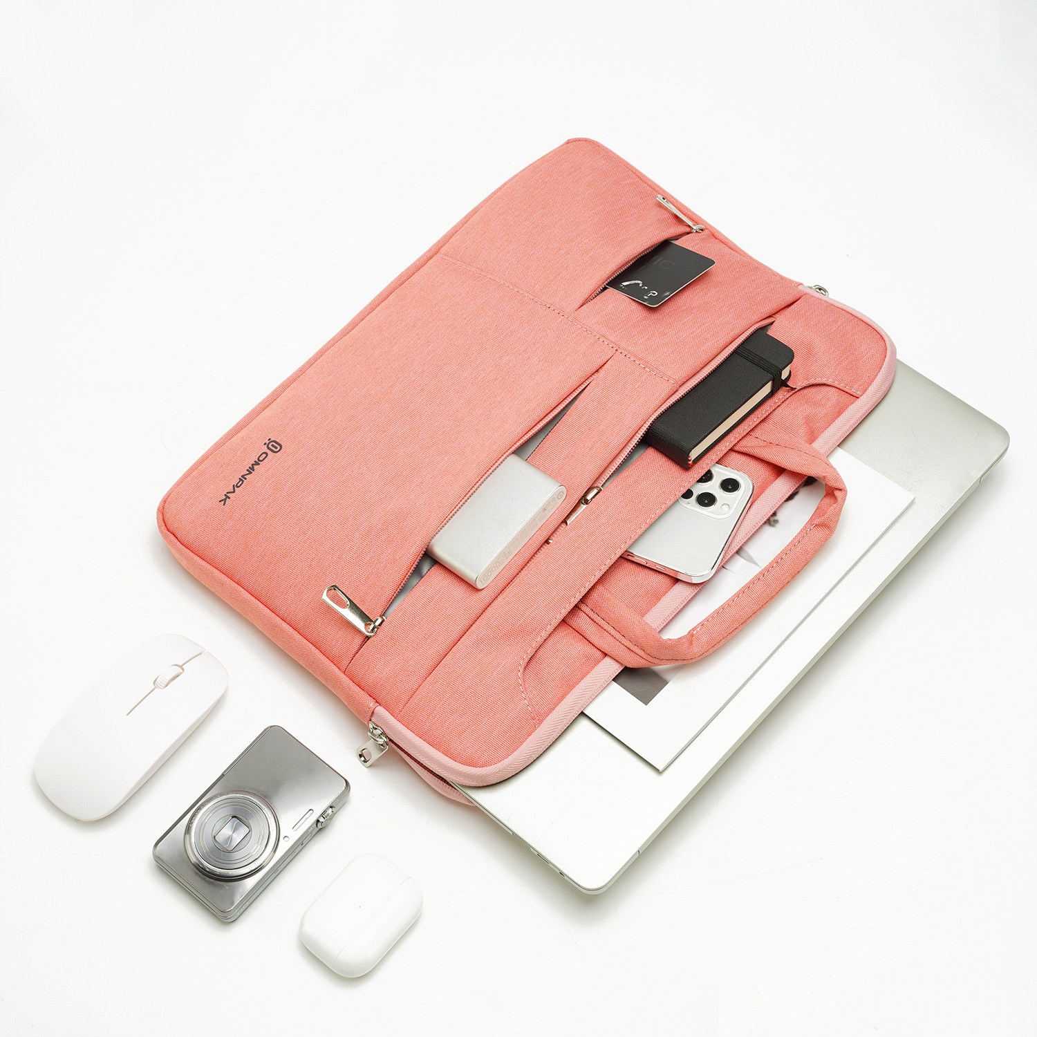 맥북 13인치와 호환되는 13.6인치 맥북 에어 슬리브 14-inch New MacBook Pro M5/M4/M3/M2/M1 Pro/Max, 1개, 핑크색 32,000원