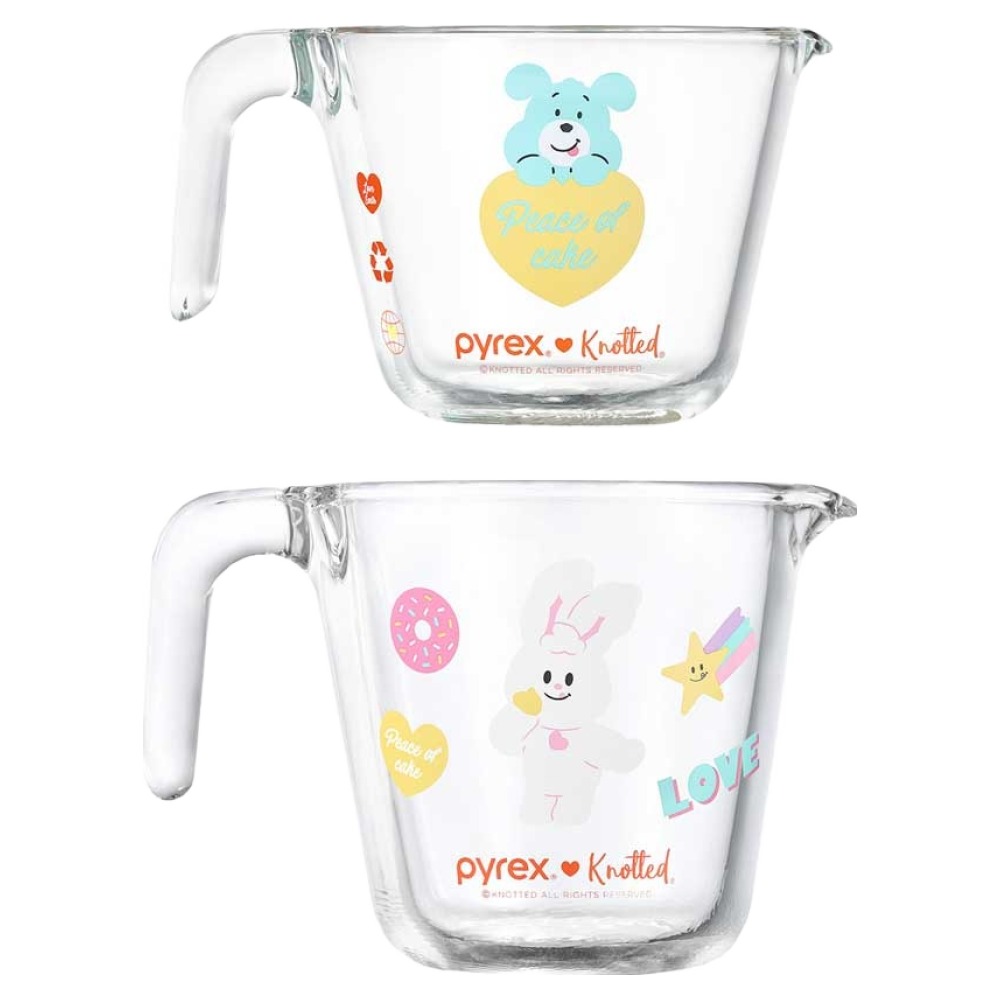 파이렉스 유리 노티드 계량컵 250ml + 500ml 세트 35,290원