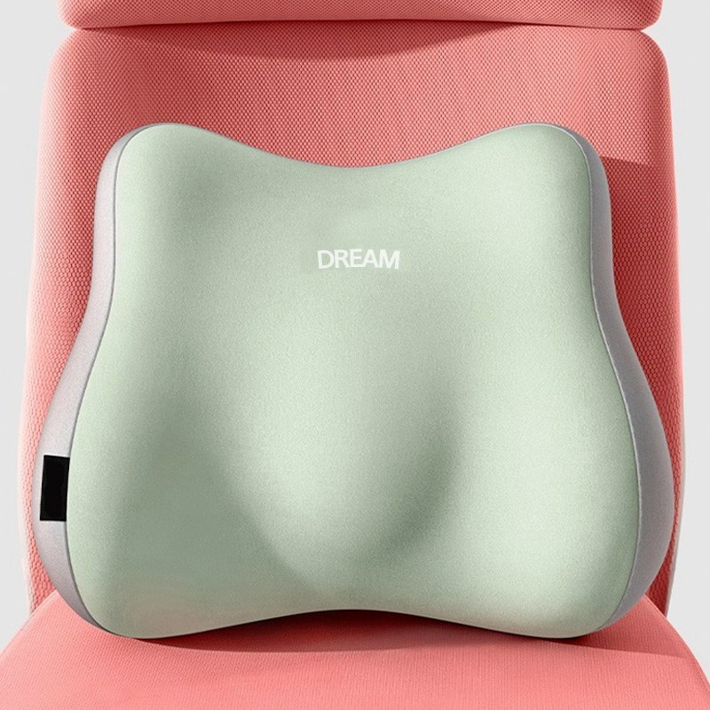 마벨인홈 사무실 의자 침대 차량 허리 등 메모리폼 받침 쿠션, 민트그레이 12,900원