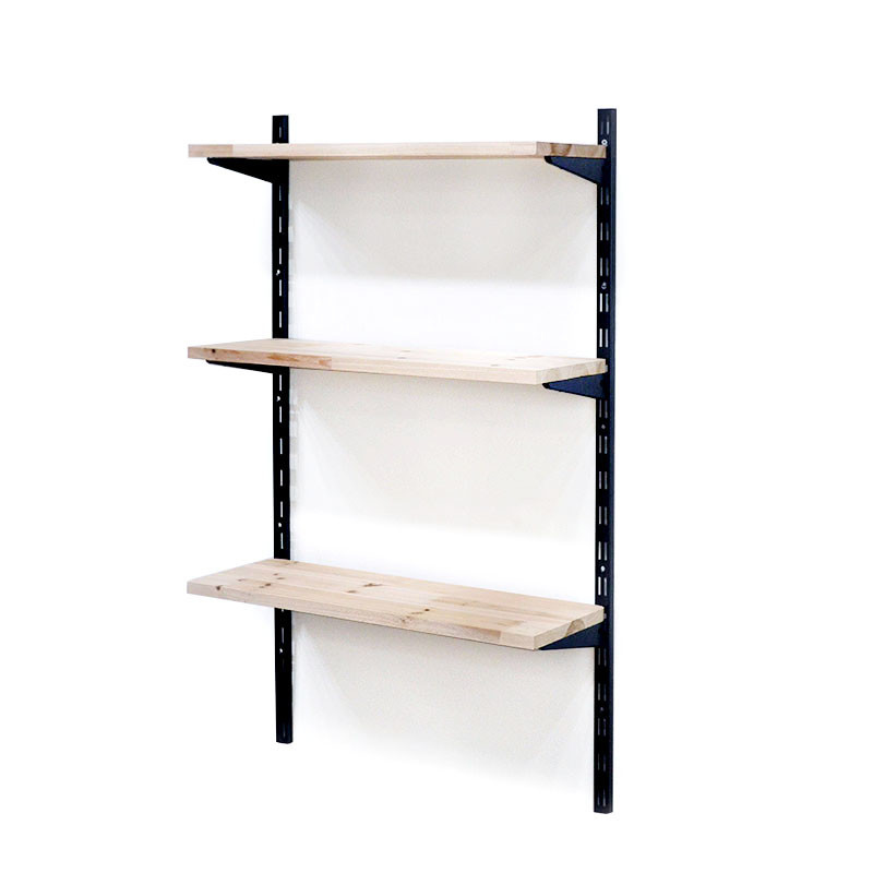 아이베란다 찬넬 선반대 삼나무 목재 벽선반 세트 34,000원