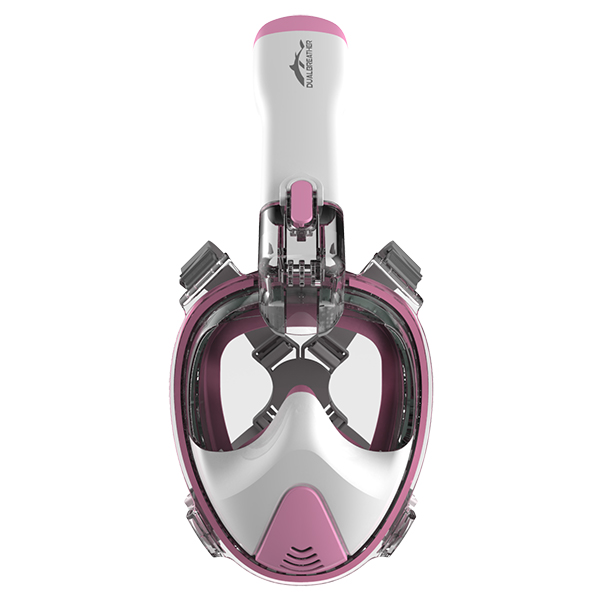 듀얼브레서 3세대 프리다이빙 V3 아동용 스노쿨링 마스크, PINK 83,600원