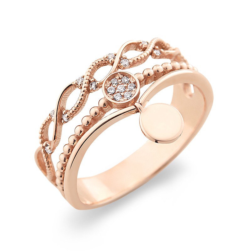 준쥬얼리 18K 크레이프 써클 반지 1,334,950원