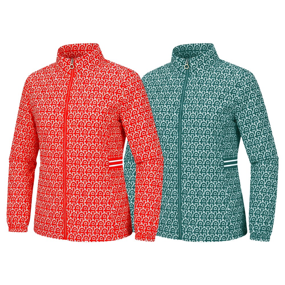 [1+1] 여성 스프링 네추럴 패턴 자켓 SWJ26403 바람막이 아웃도어 골프 등산 봄 여름 가을 등산자켓 골프자켓 39,800원