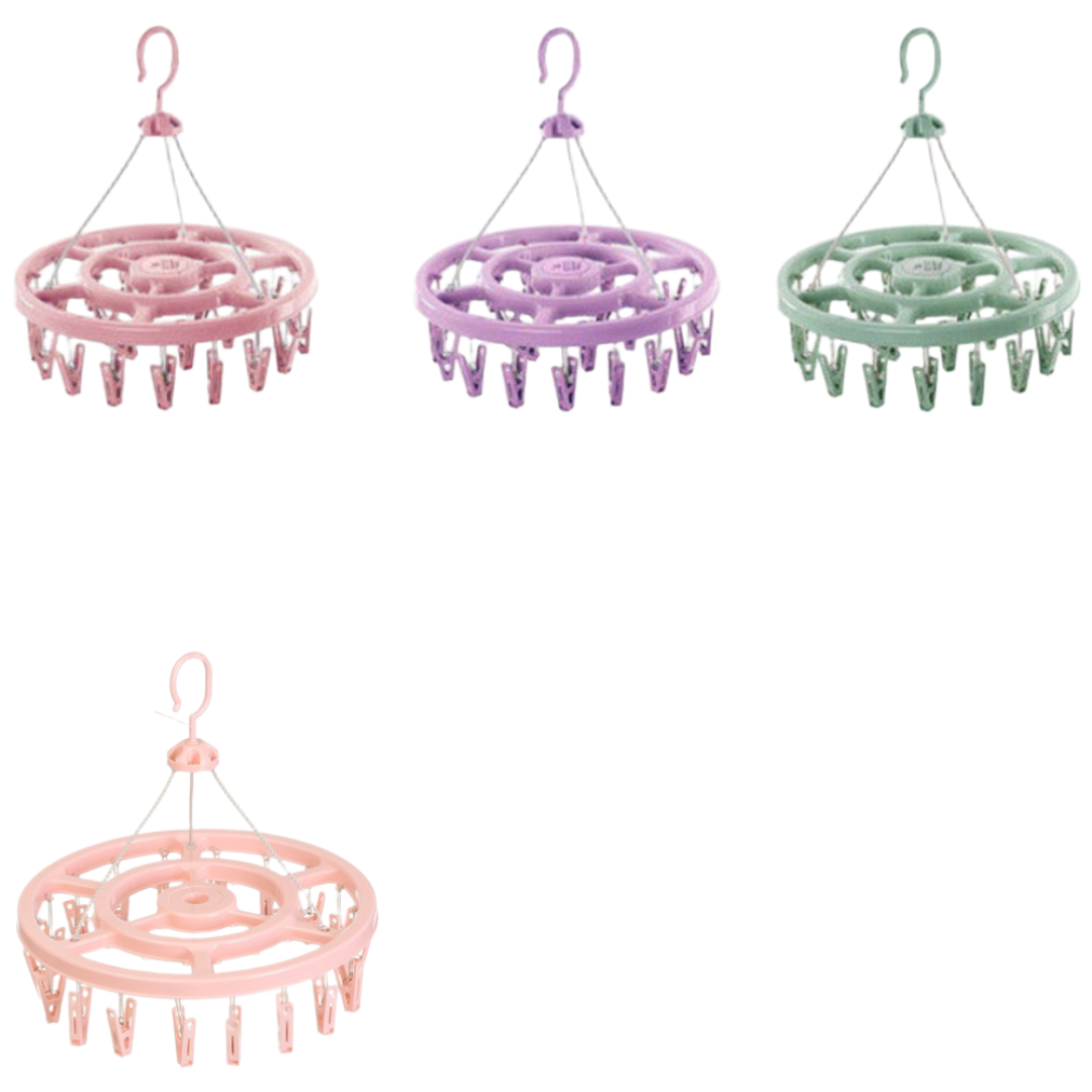 온리코 둥굴이 원형 양말.속옷 건조대, 핑크, 1개 5,840원