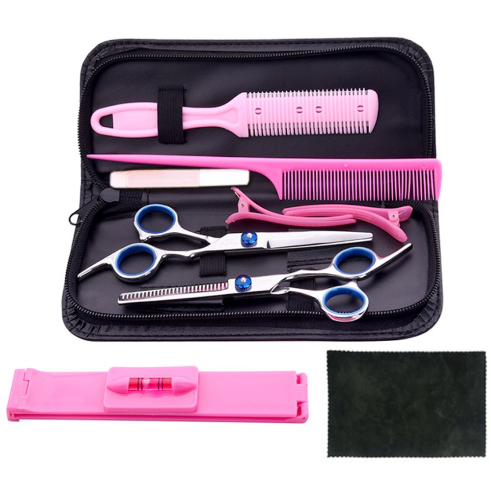 아띠꼴로 가정용 셀프 미용가위 앞머리가위 숱가위 헤어가위 틴닝가위 전문가 헤어가위 이발가위, 1개, 고급세트 13,000원