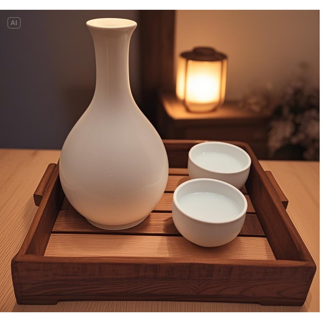 막걸리술병세트 백자주병 동동주 막걸리잔 도자기술잔 주병1잔4개 28,000원