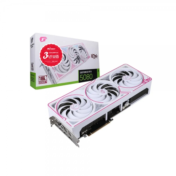 Colorful Colorful iGame 지포스 RTX 5080 ULTRA OC White D7 16GB 피씨디렉트, 단일상품 2,184,000원