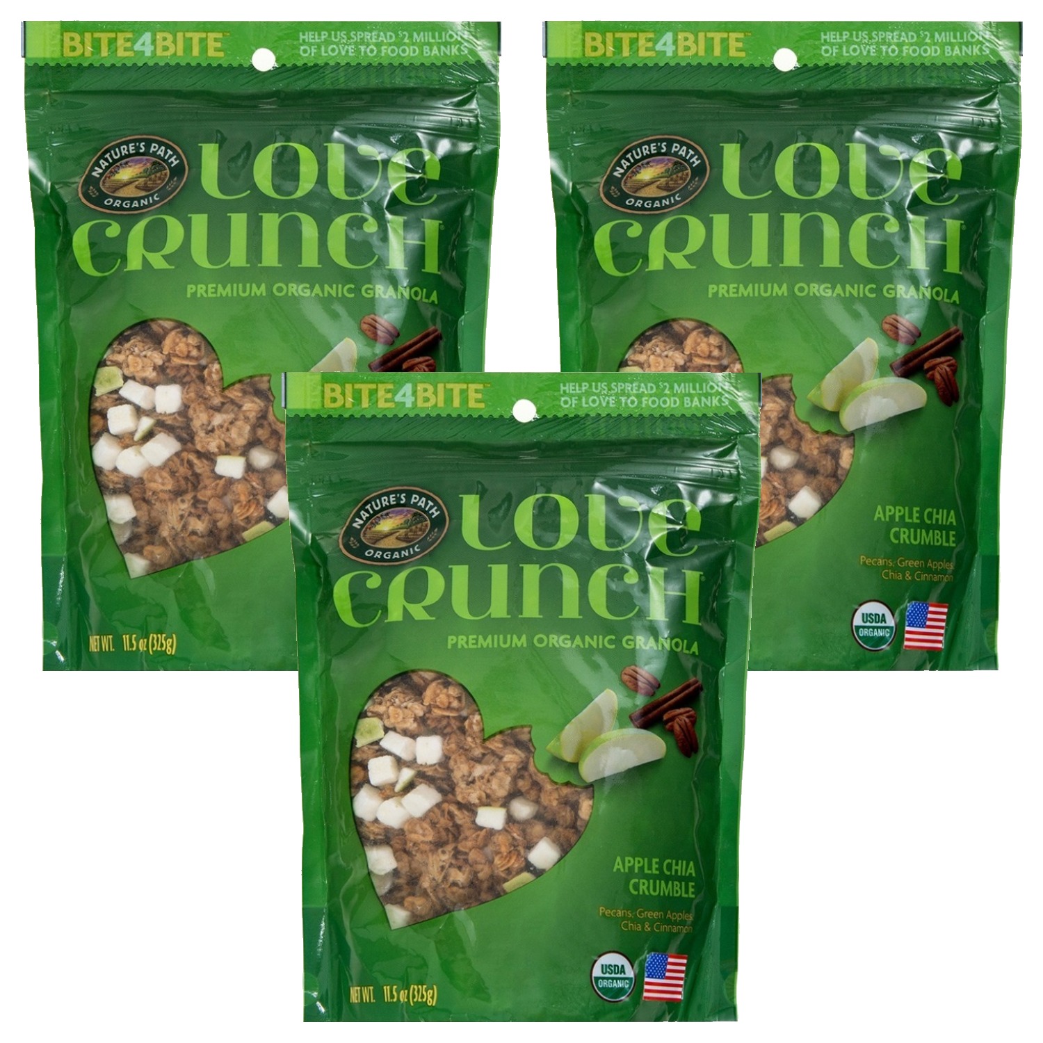 네이쳐스패스 러브 크런치 애플 앤 치아 시리얼 29,940원