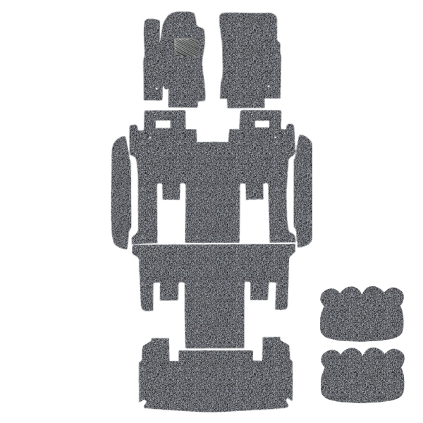 포시즌카매트 대형 승합 자동차 프리미엄 코일 카매트 1열 + 2열 + 3열 + 트렁크 확장형 풀세트 145,000원