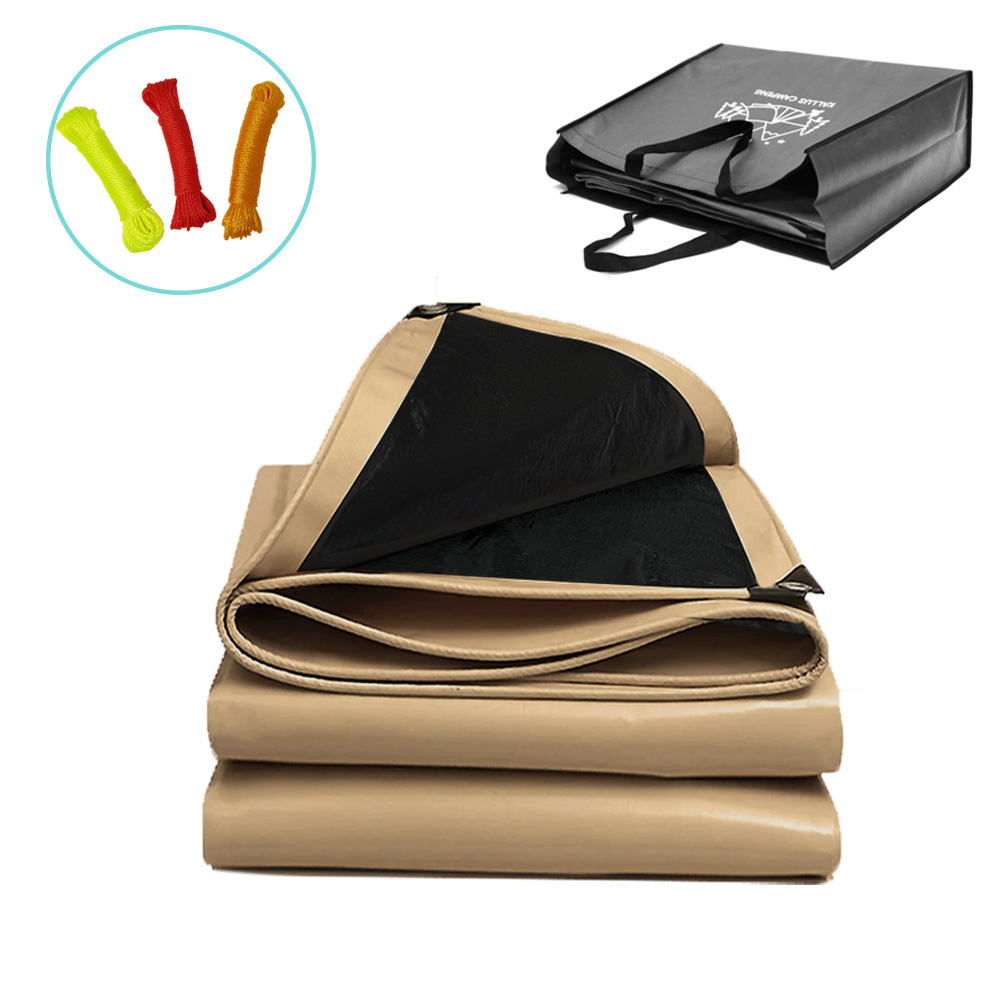 칼루스 다용도 방수포 베이지 3mx4m 타포린 그라운드시트 캠핑천막 18,800원