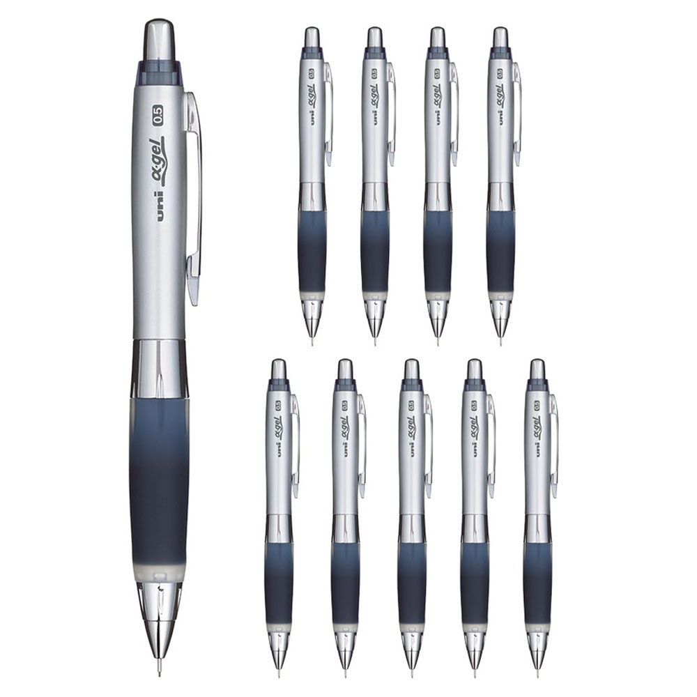 유니 알파겔 흔들샤프 M5-617 블랙, 10개, 0.5mm 50,400원