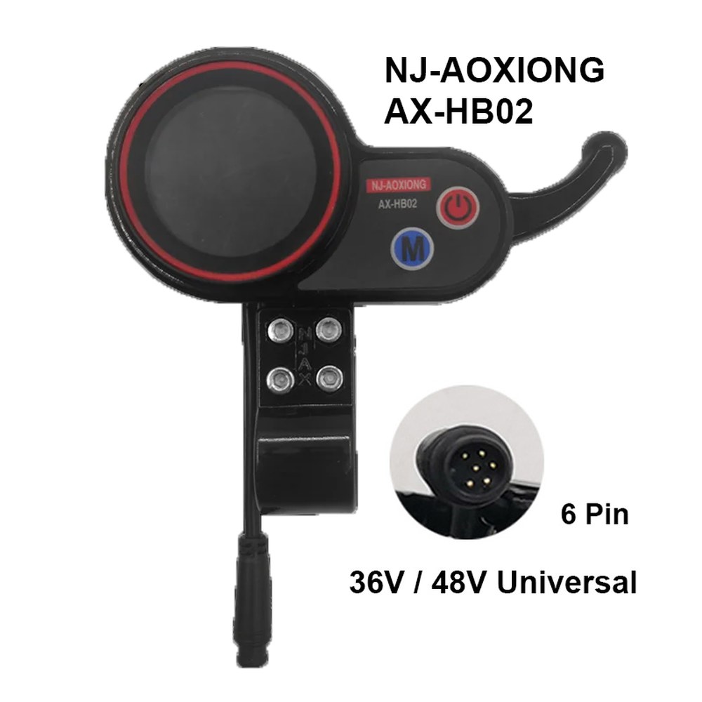 전동킥보드 컨트롤러 부품 전기 스쿠터 LCD 디스플레이 미터 계기판 전원 스위치 스로틀 36V 48V 범용 TF100 SEALUP JH01 LIVIAE NJAXT 27,500원