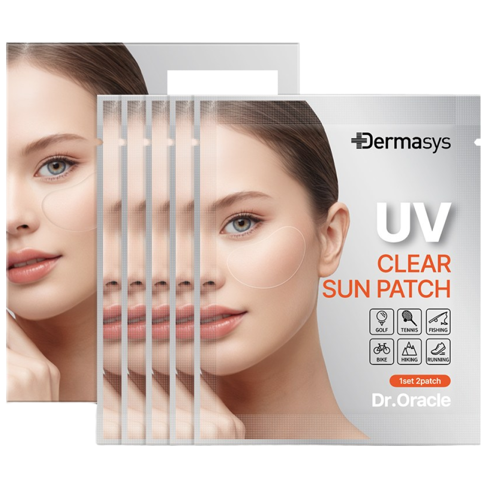 닥터오라클 더마시스 자외선 차단 UV 썬패치, 투명, 5세트, 현재가 14,900원
