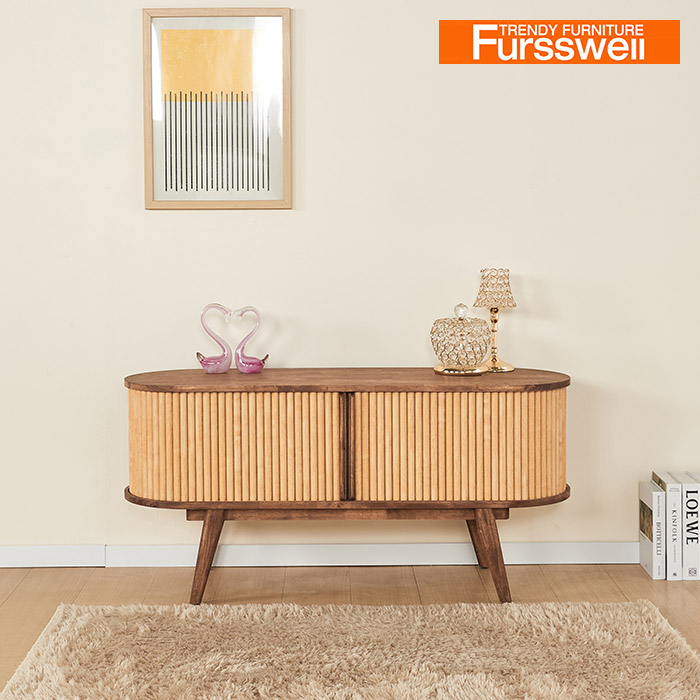 퍼스웰 고무나무원목 템바보드 슬라이딩 거실장1200(DF_001), W딥그린 347,000원