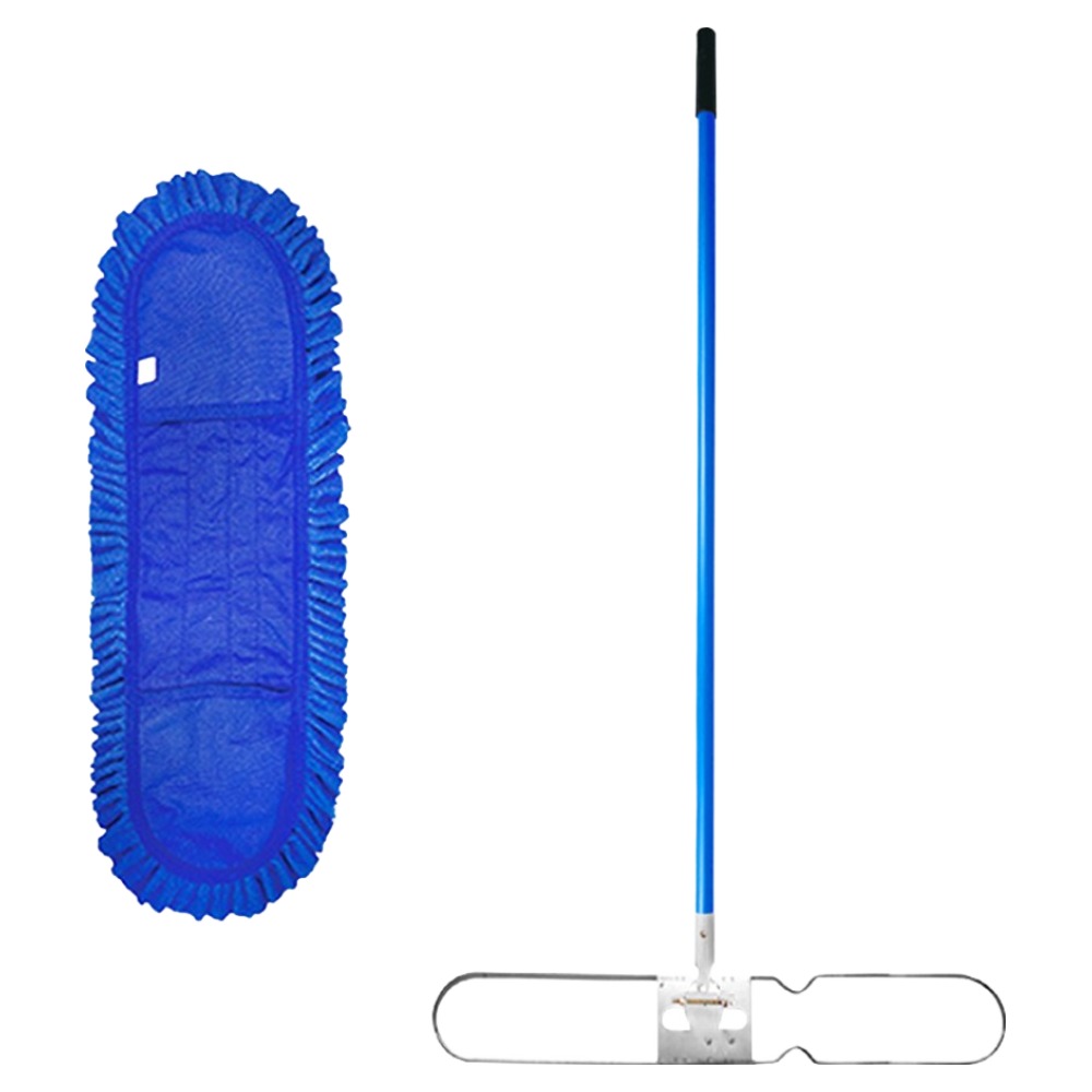 월드크린 극세사 리스킹 걸레 60cm + 리스킹 판자루 세트, 블루(걸레), 1세트 12,850원