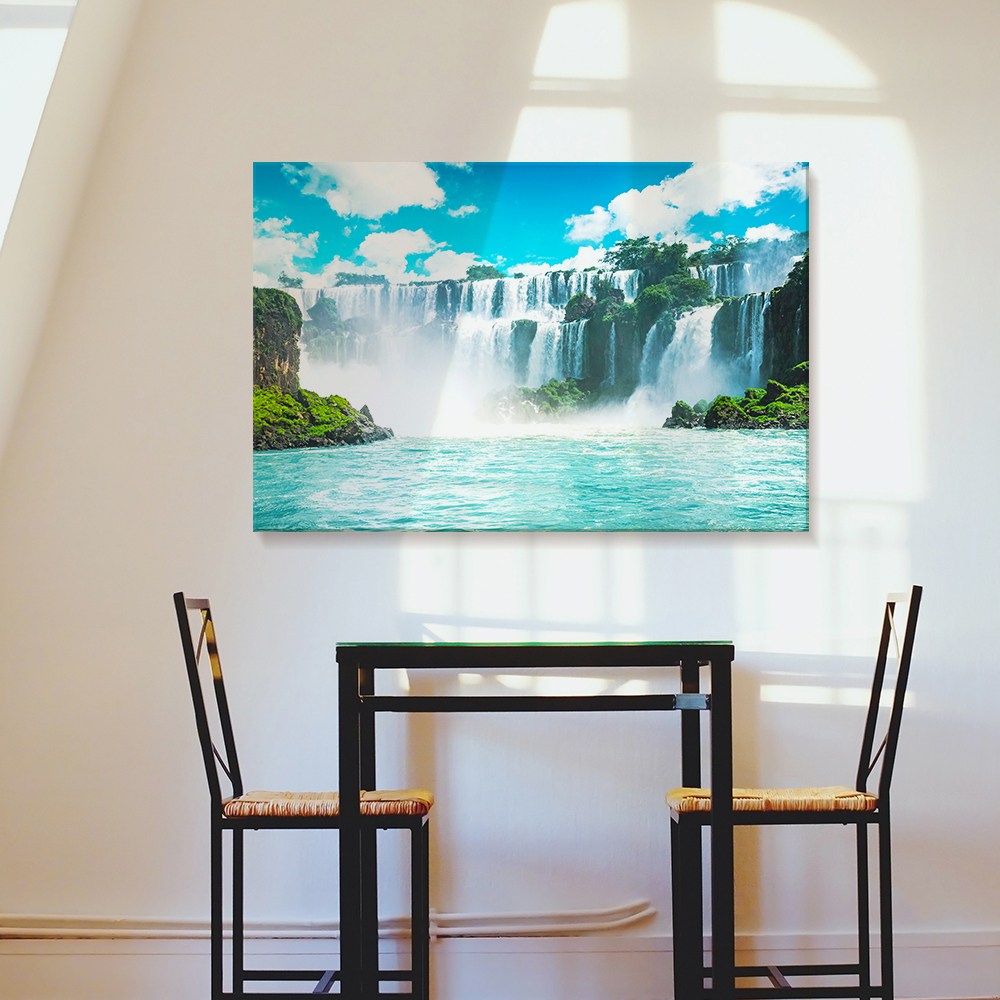대형 풍수 폭포 풍경 시원한 물 여름 그림 캔버스액자 125,900원