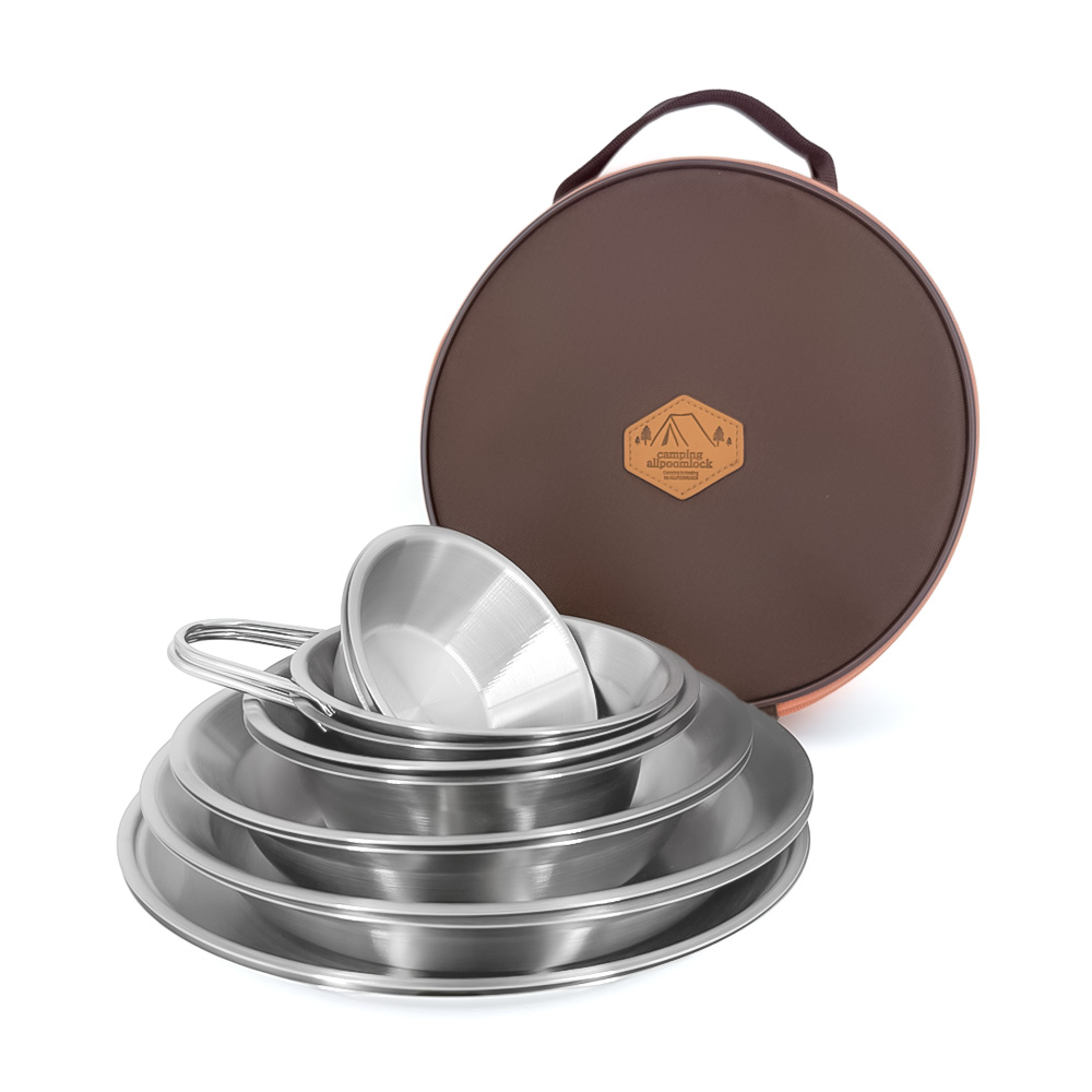 올품락 포스코 304 지오 캠핑 식기세트 87,900원