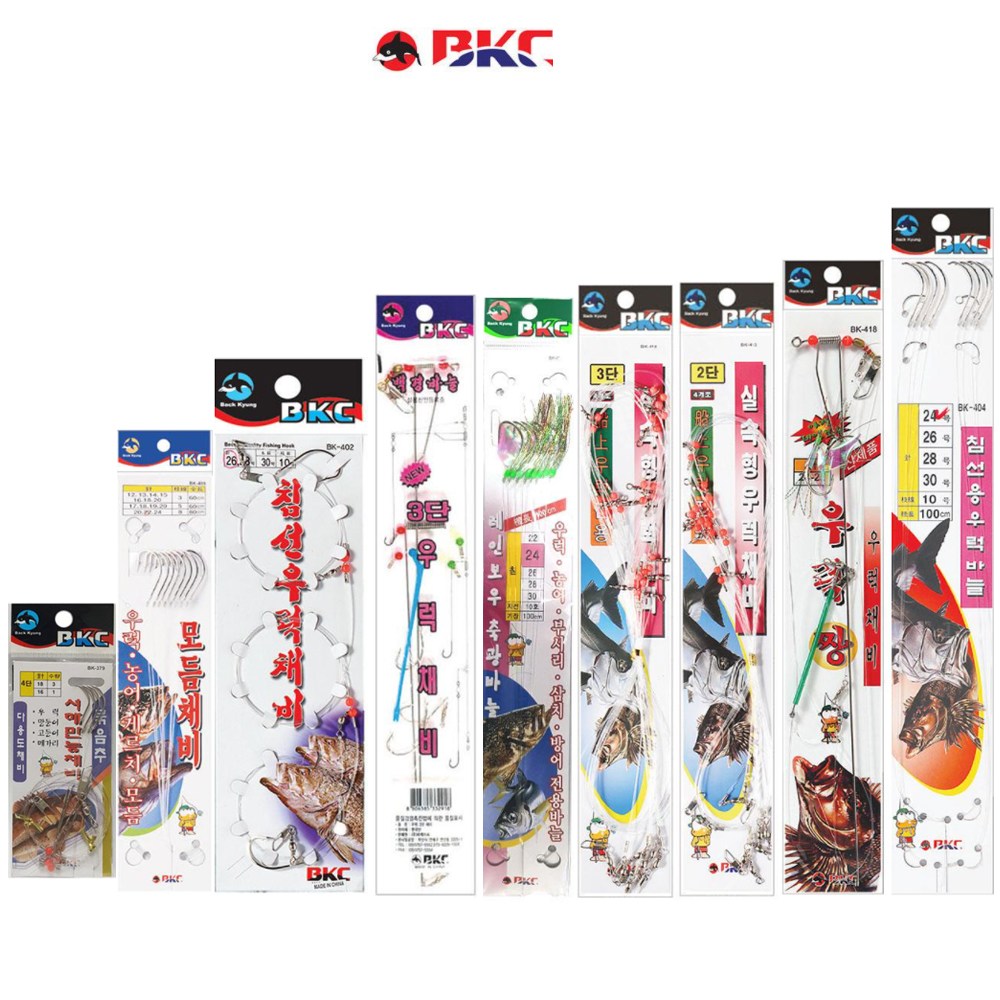 다사가 백경 선상 우럭 낚시 채비 바늘 기둥줄 2단 3단 침선 카드 축광 1,500원