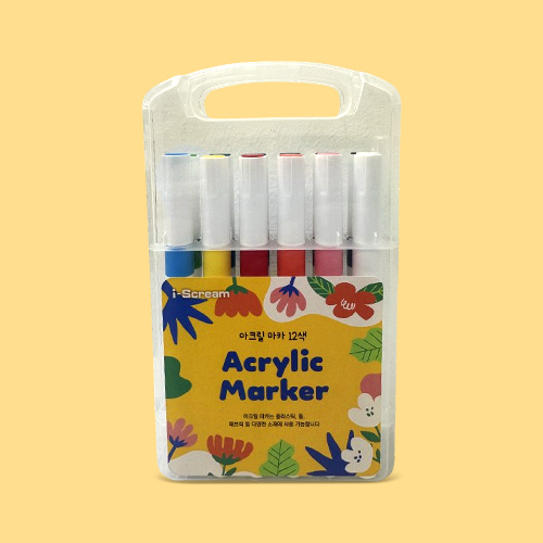 아이스크림몰 아크릴마카, 1개, 12색 3,600원