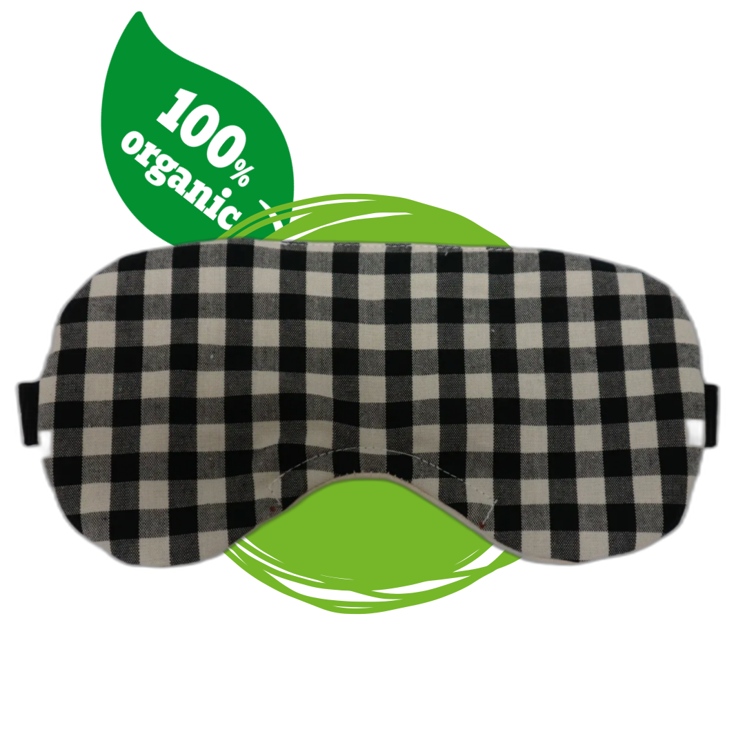 더드림 국산 오가닉 핸드메이드 수면안대  코와이어 암막안대 체크검정 14,150원