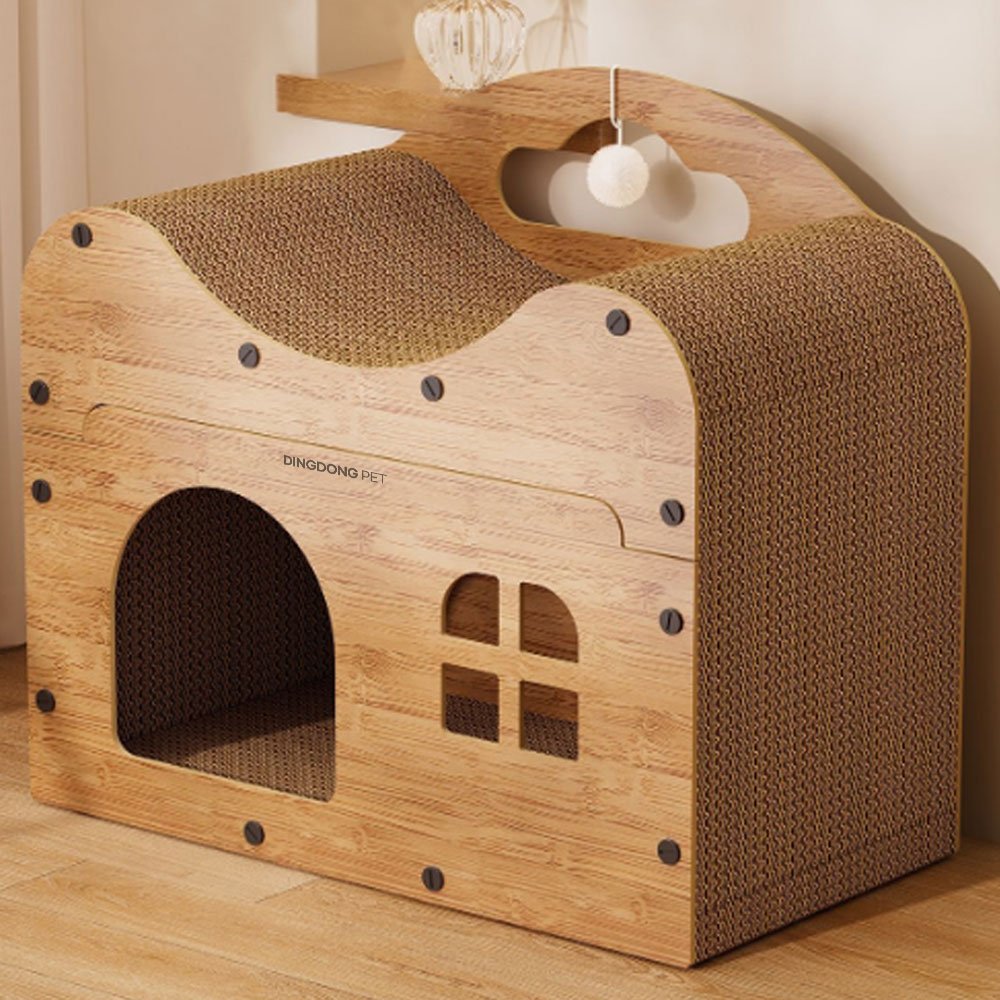 딩동펫 고양이 브레드 커브 스크래쳐 숨숨집 하우스 22,900원