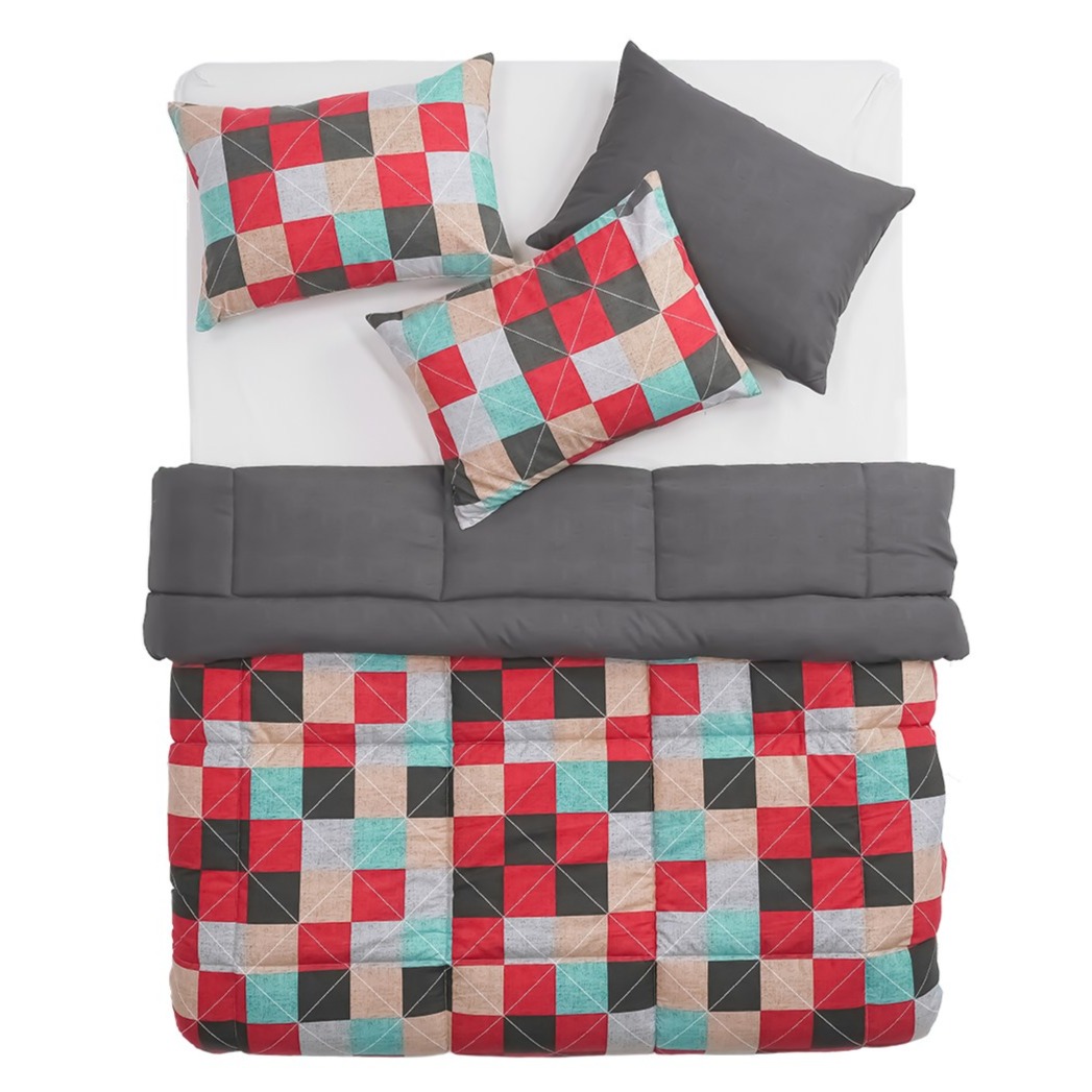 안나푸르나 먼지없는 스퀘어 픽셀 하모니 차렵이불 세트 64,900원