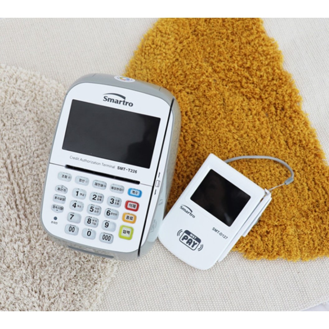 스마트로 관리비없는 유선 3인치 신용카드단말기, 1개, SMT-T226 80,000원