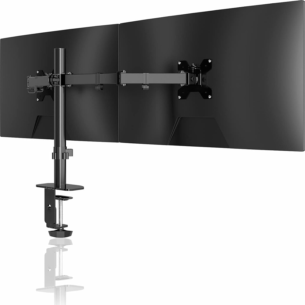 슈퍼인 듀얼모니터암 베사홀 높이조절 각도조절 3단 관절 모니터, 1개, 블랙 39,900원