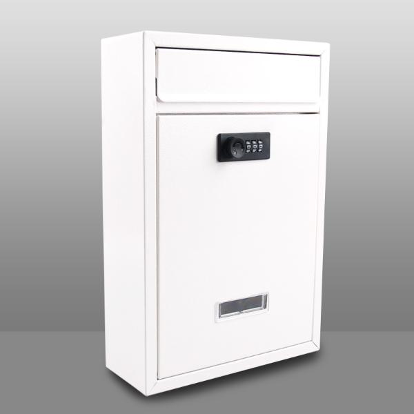 비밀번호 다이얼 우편함(화이트) / 우체통 택배함 편지 건의함 소리함 소포 무인 전원주택 다세대 가정용 30,000원