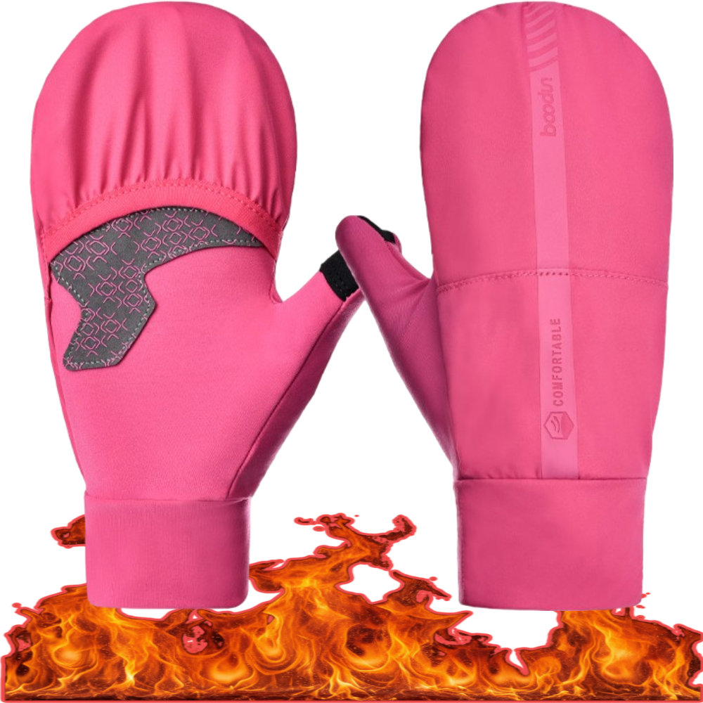 프린스 투웨이 런닝장갑 등산 축구 자전거 방한 스마트 터치, 핑크, 1개 21,800원