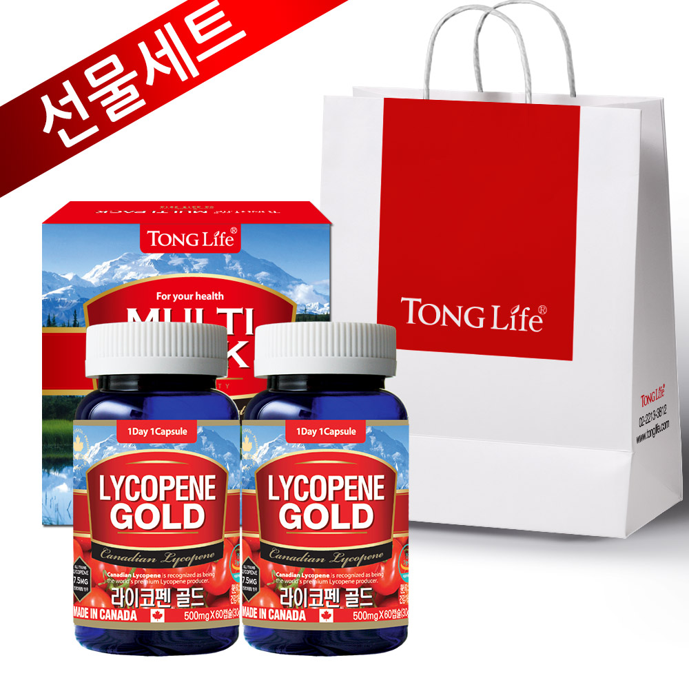 [선물세트] 통라이프-라이코펜 골드(토마토추출물100%)-2개월-2병 30,910원