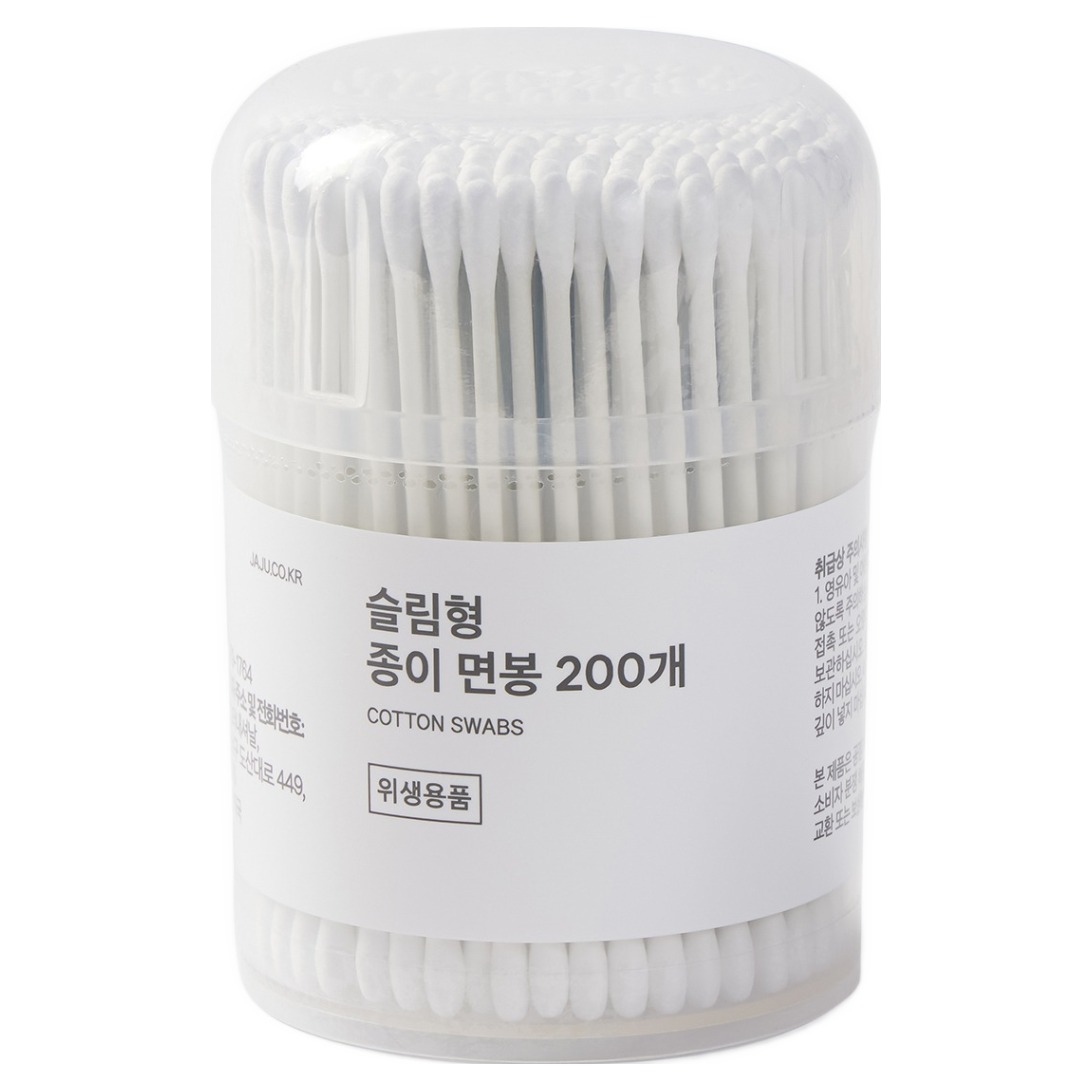 JAJU 슬림형 종이 면봉 6,400원