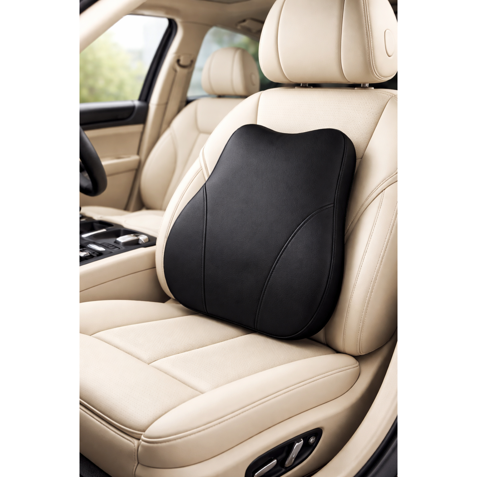 룩스홈 등받이쿠션 허리쿠션 메모리폼 차량용 의자쿠션 36,000원