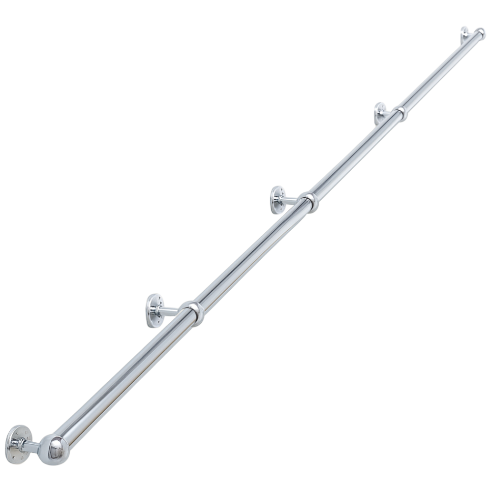 스텐304 계단손잡이 3M~5M까지 긴사이즈 주문제작형 안전바 복도 계단난간대 핸드레일, 스텐, 1개 69,000원