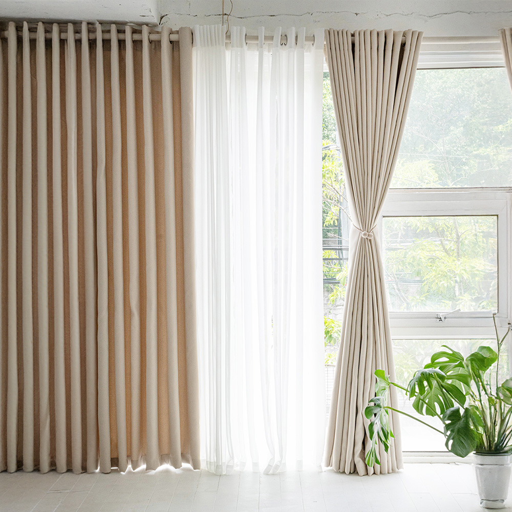 끌래망스 벨리체 암막커튼 2p + 실속 커튼봉 세트 74,300원