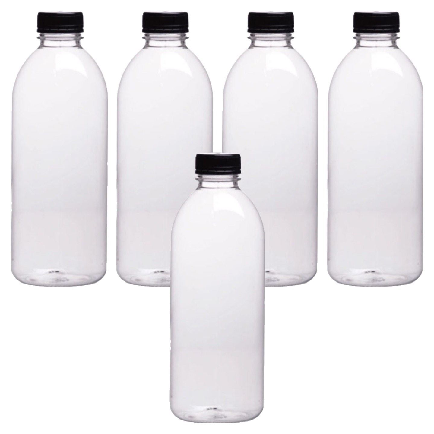 서울패키지 원형 음료 블랙캡 투명페트병 6,250원