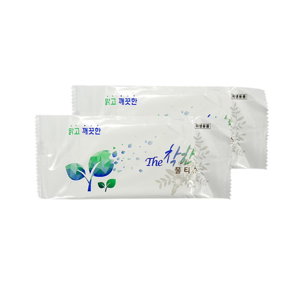 The착한물티슈 70 업소용물티슈 일회용 대용량 개별포장 400매 800매, 1박스, 800개입, 70g 25,000원
