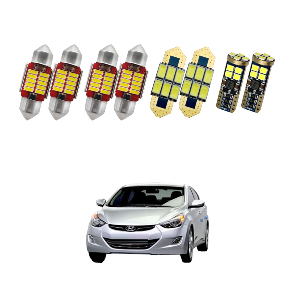 현대 아반떼MD (2010-2015년형) LED실내등 번호판 풀세트 (5종) 23,500원